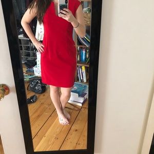 Calvin Klein red dress